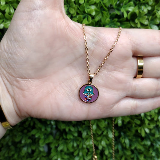 Collar Mano De Fatima Piedritas