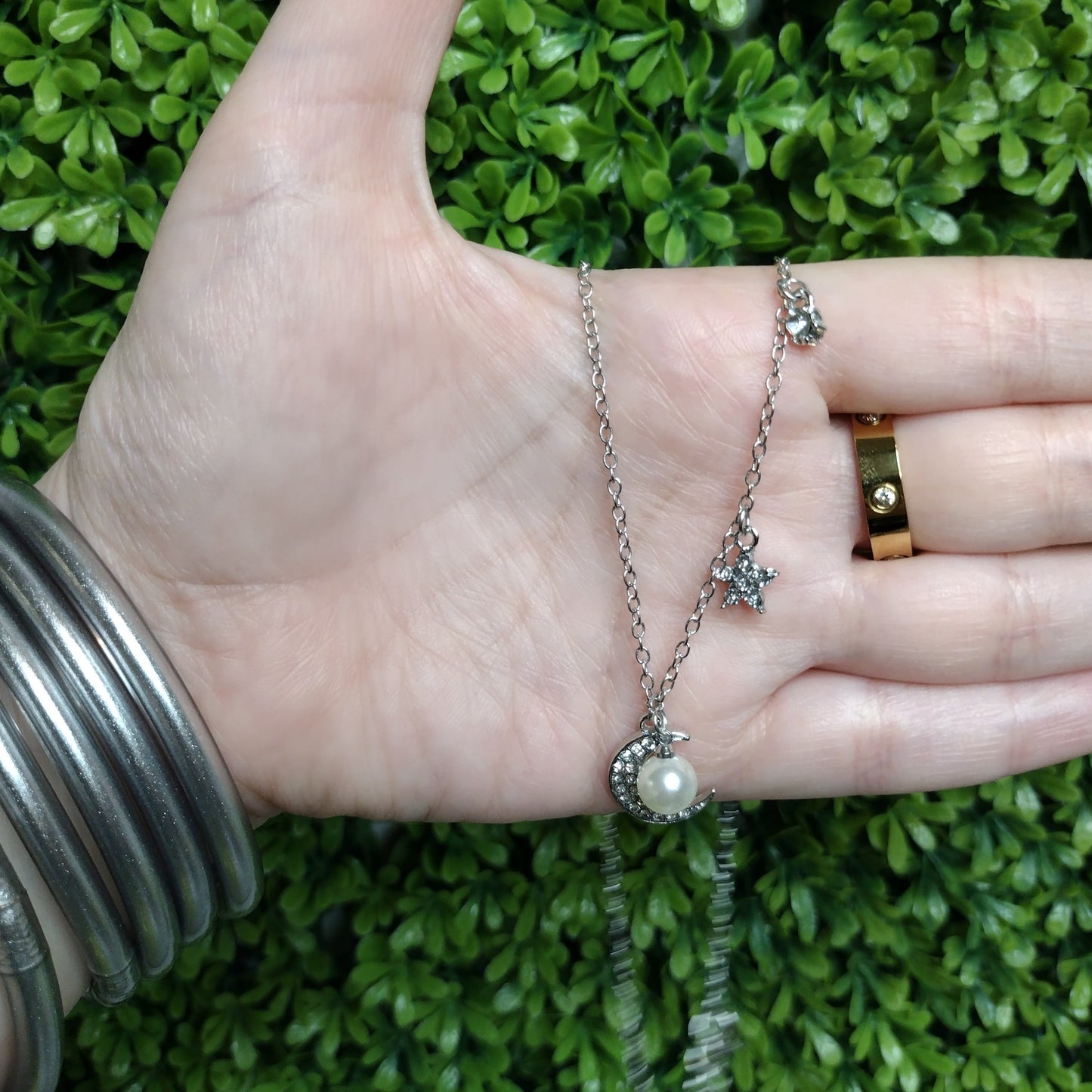 Collar Luna, Estrella Y Perla
