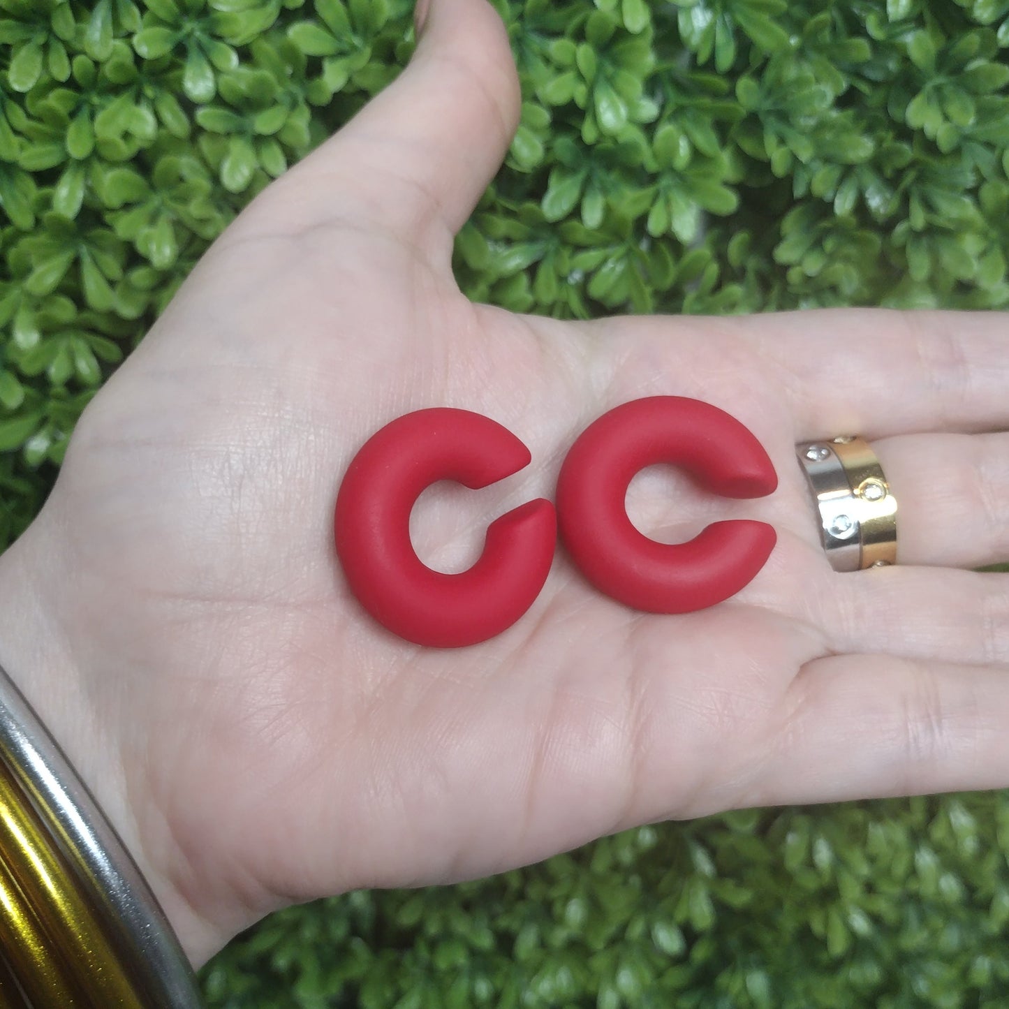 Aretes Simuladores DARLA Rojos