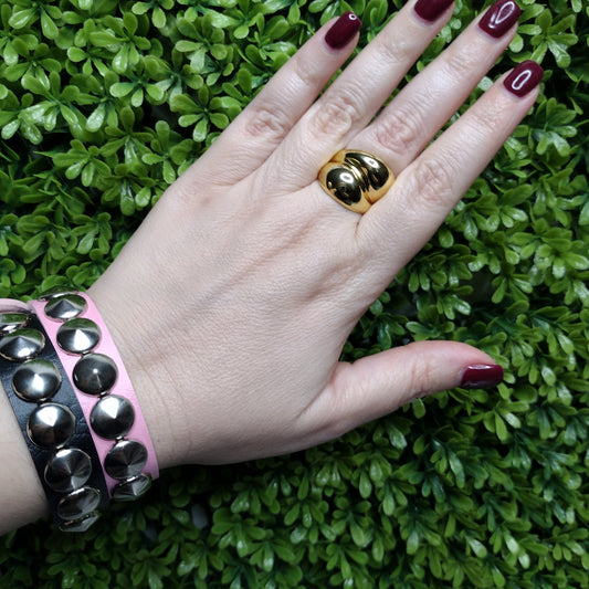 Anillo VIVE LA VIDA Dorado