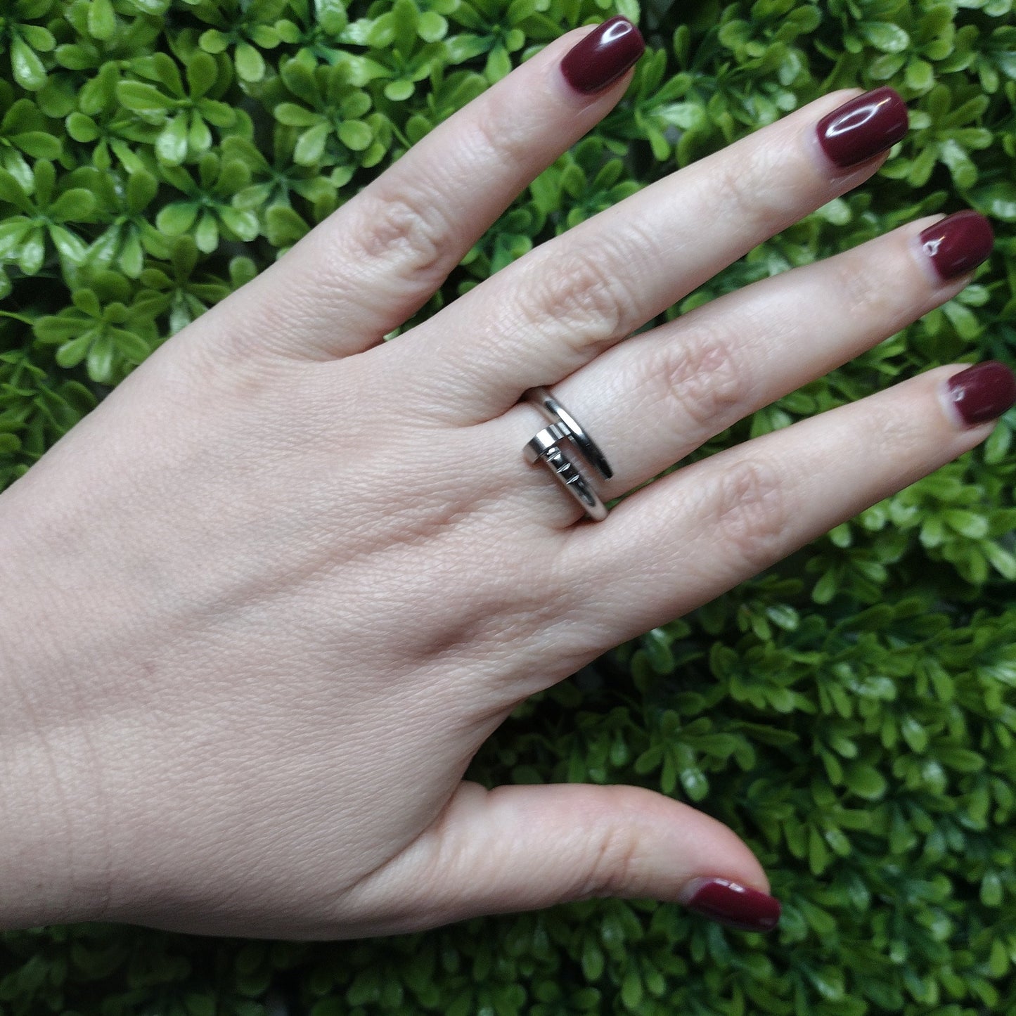 Anillo MAGDA Plateado No 8