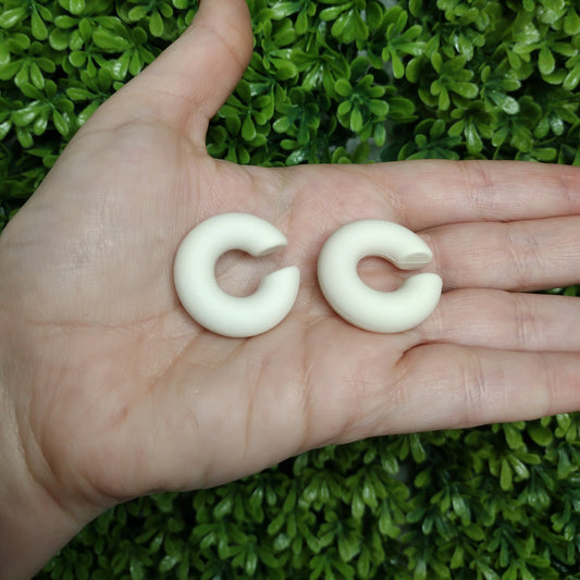 Aretes Simuladores DARLA Beige