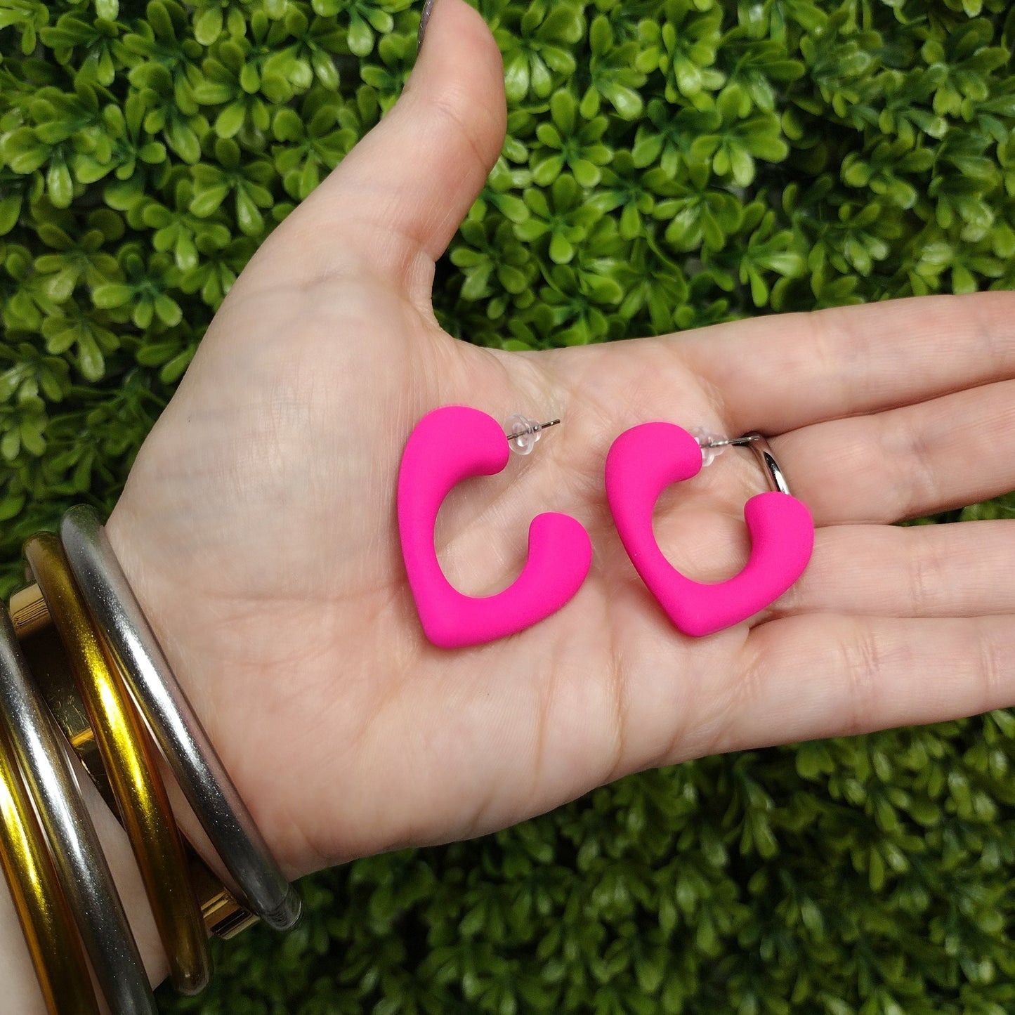 Aretes MANUELA Rosa Fiusha