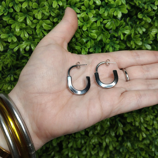 Aretes TIFFY Plateados