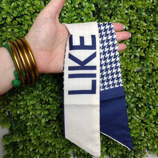 Diadema/ Banda Azul Con Biege