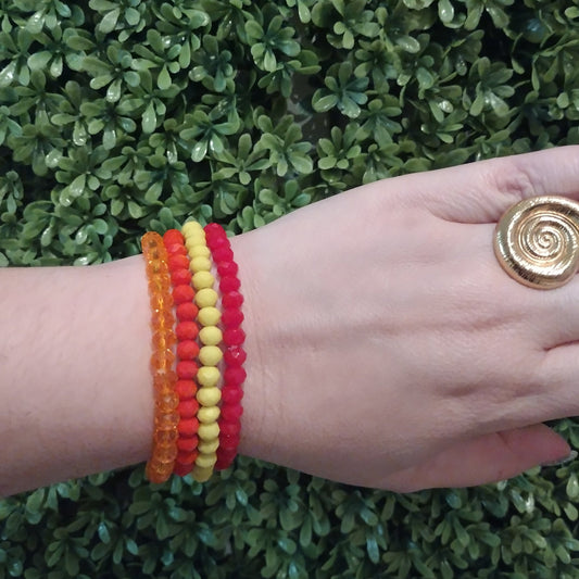 Pulsera LOLIS Amarilla/Naranja