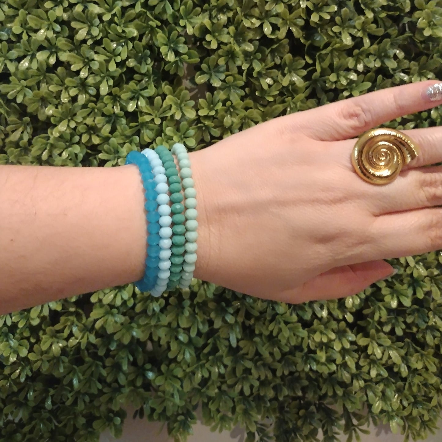 Pulsera LOLIS Verde/Azul