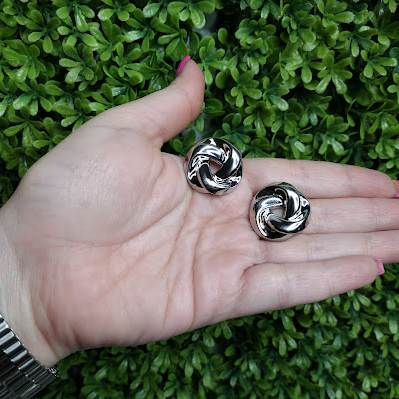 Aretes LILIANA Plateados Chicos