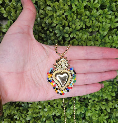 Collar EDITH De Colores Cadena De Bolitas