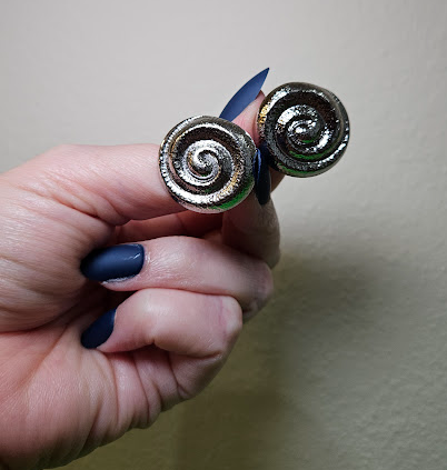 Aretes CAROLINE Plateado