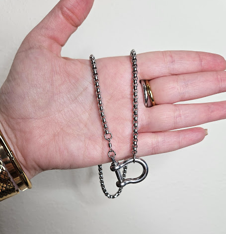 Collar DANNY Plateado 50cm