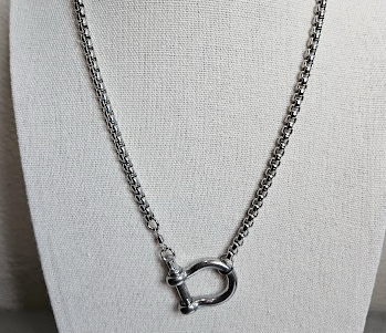 Collar DANNY Plateado 45cm