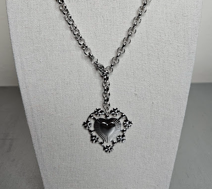 Collar Santa Plateado (Corbatin)