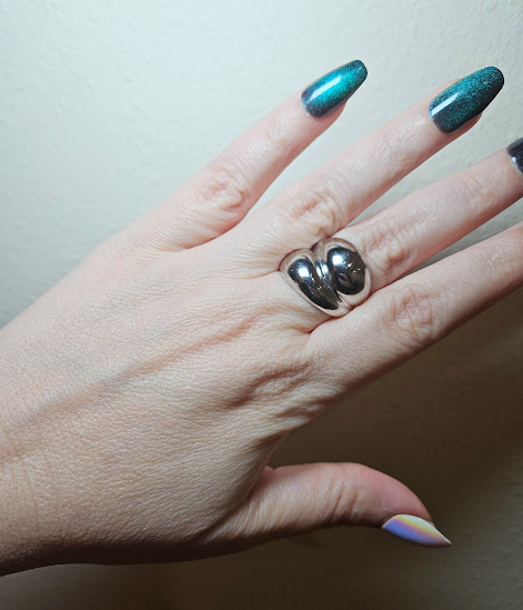 Anillo VIVE LA VIDA Plateado