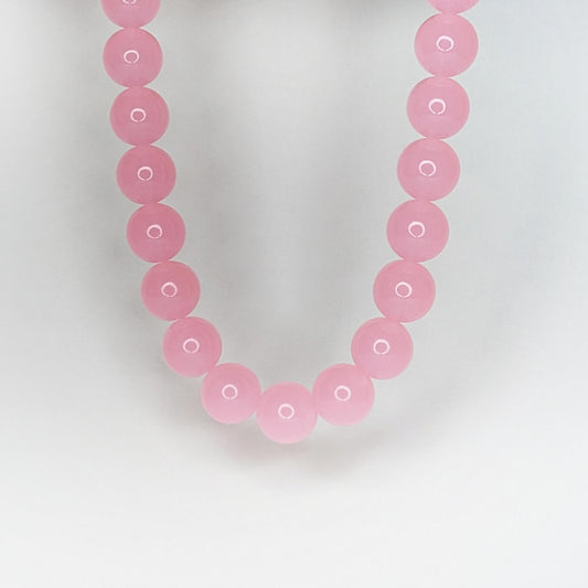 Olivia Pink Beaded Necklace (Collar)