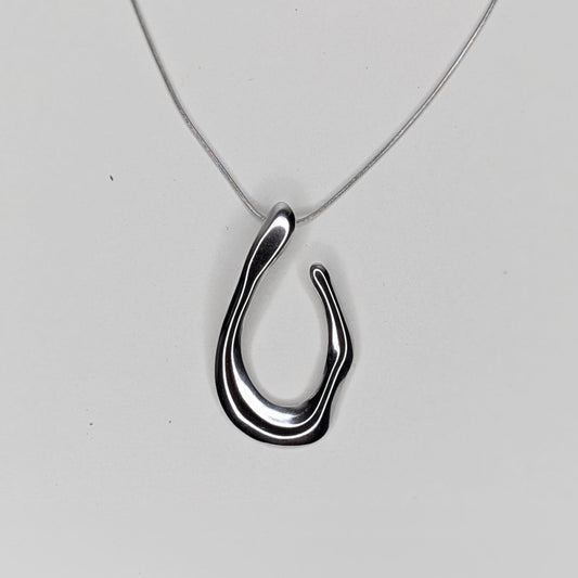 Jul Silver Stainless Steel Necklace (Collar)