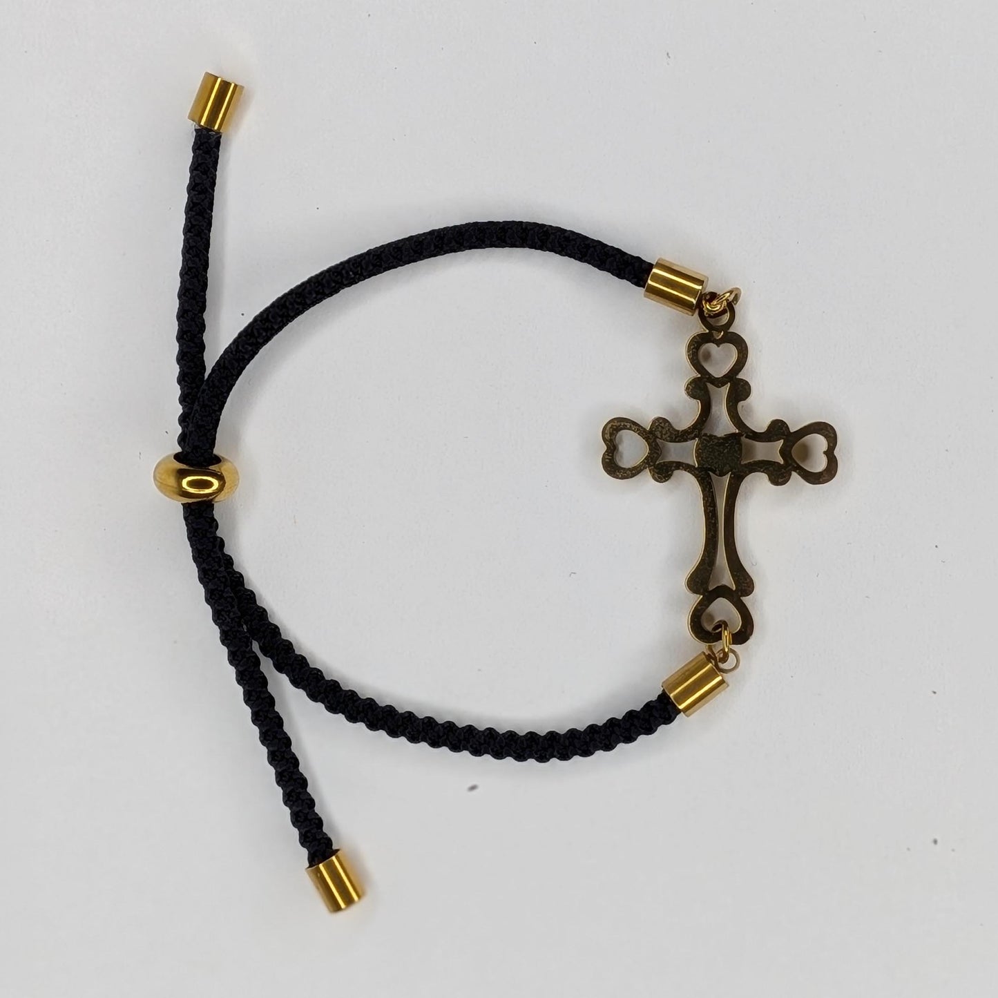 Francis Adjustable Stainless Steel Cord Bracelet (Pulsera)