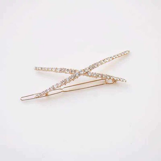 Broche De Cabello En Forma De X