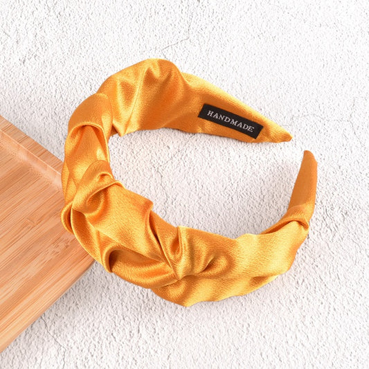 Diadema Corrugada Amarilla