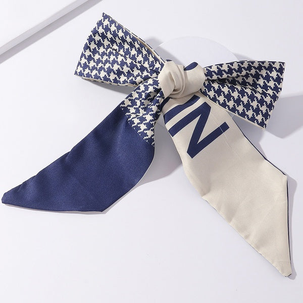 Diadema/ Banda Azul Con Biege