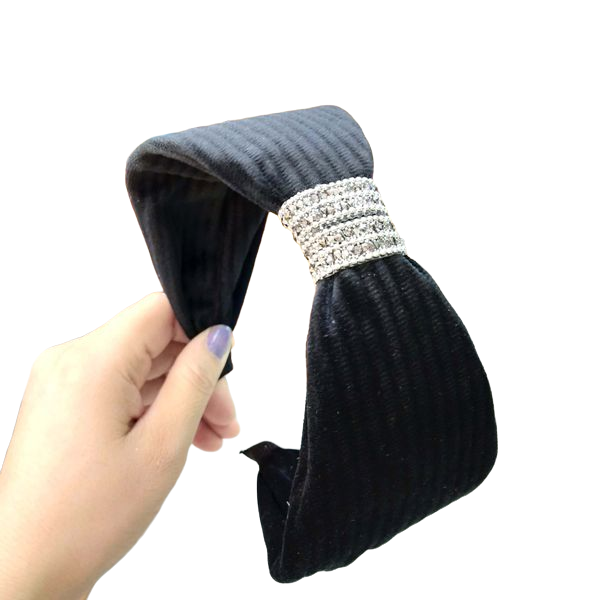 Diadema Tipo Moño Negra