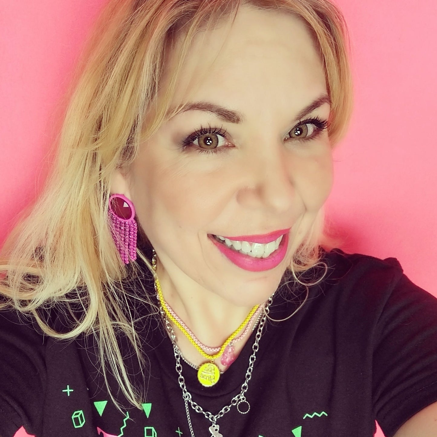 Aretes Rosas - Frida's Dream