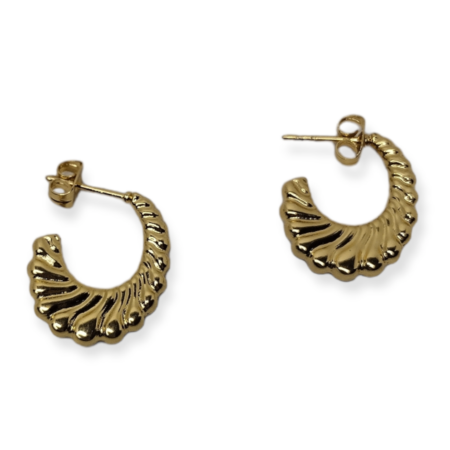 Aretes Tipo Arracaditas Doradas