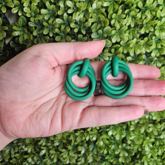Aretes  EVELYN Verde