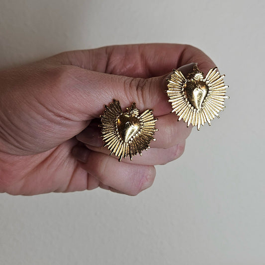 Aretes dorados Thelma