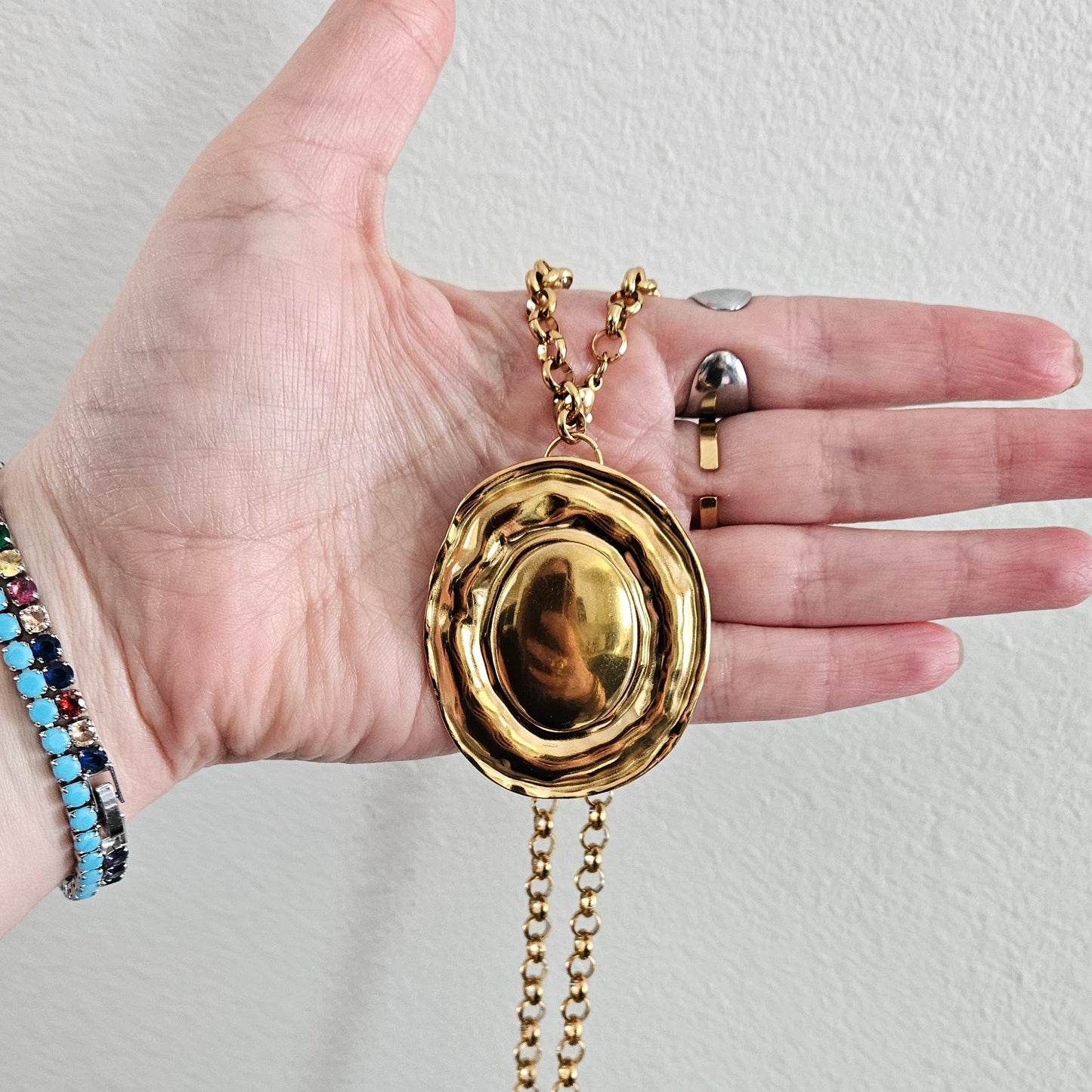 Lucero Gold  Necklace  Stainless Steel (Collar)