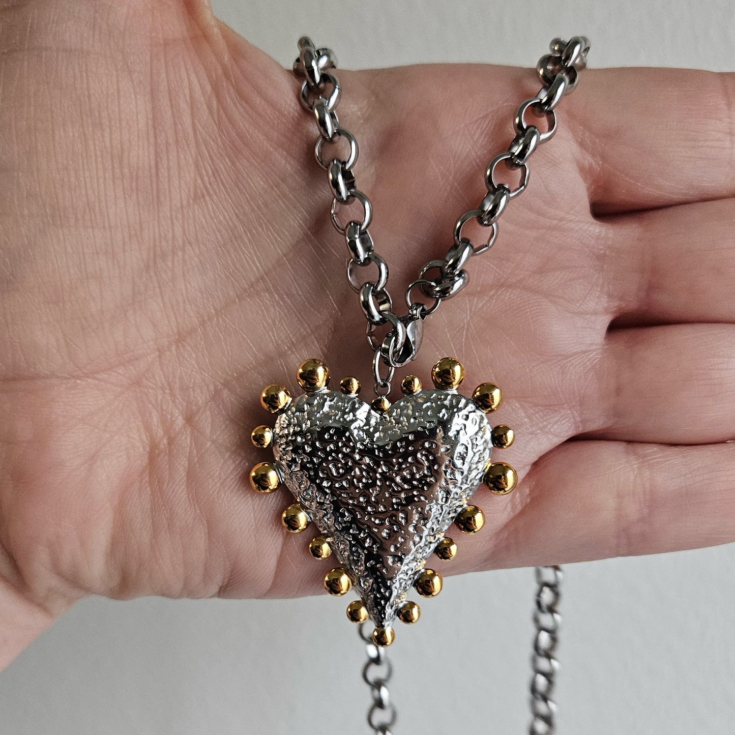 Mirsa Silver Chain Necklace (collar)