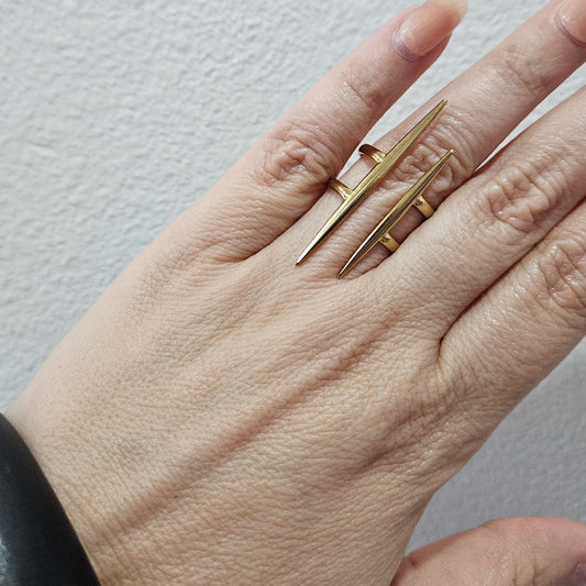 Soluna Ring – Gold Stainless Steel ☀️🌙 (Anillo)