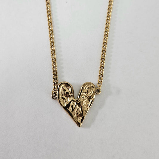 Vania Heart Necklace (Collar Corazón) – Stainless Steel (Acero Inoxidable)