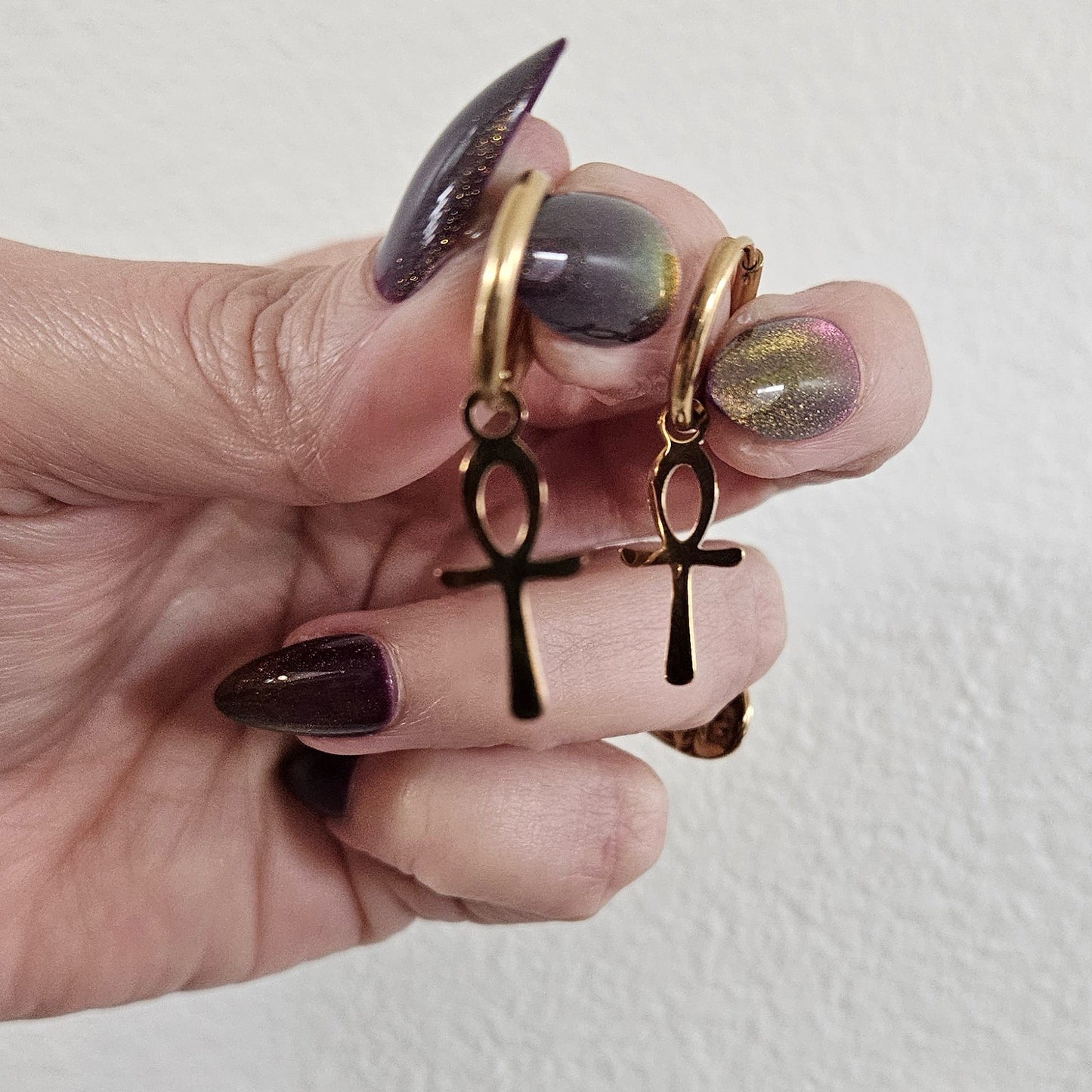 Nefra Earrings (Aretes)  Stainless Steel