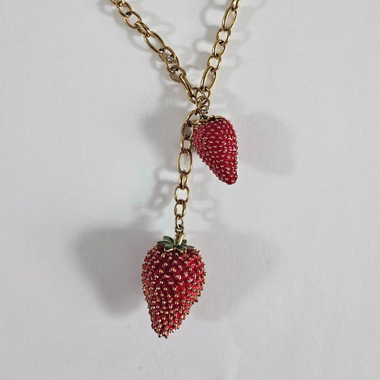 Arianna Strawberry Stainless Steel Necklace (Collar)