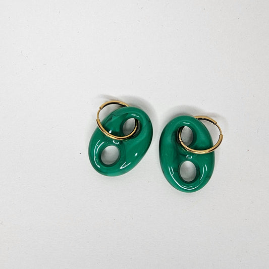 Susy Green Earrings (Aretes)