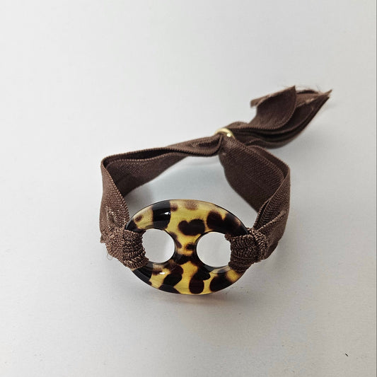 Regis Brown Animal Print Bracelet (Pulsera)