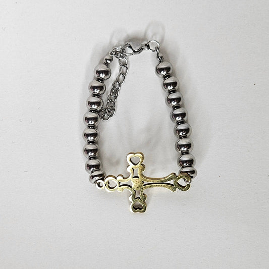 Francisca Two-Tone Stainless Steel Bracelet (Pulsera)