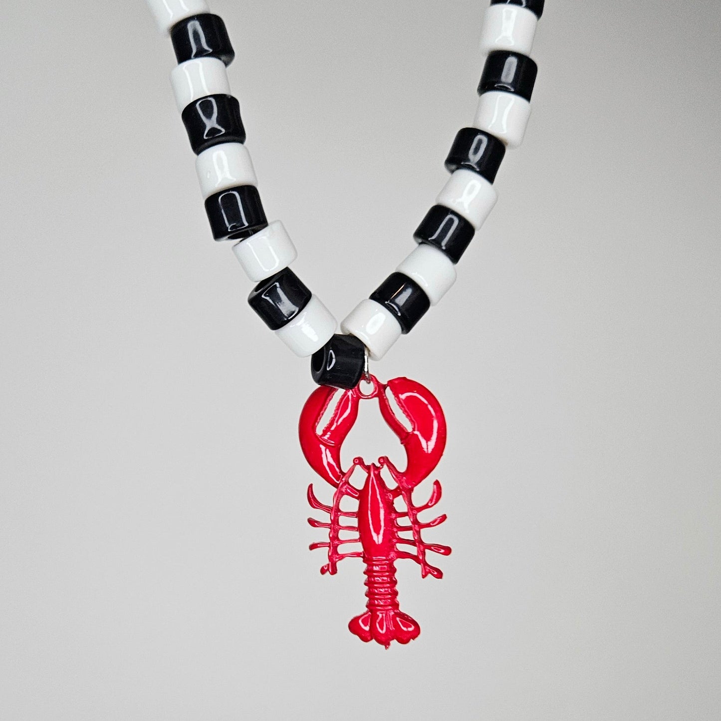Irina Red Lobster Necklace (Collar)