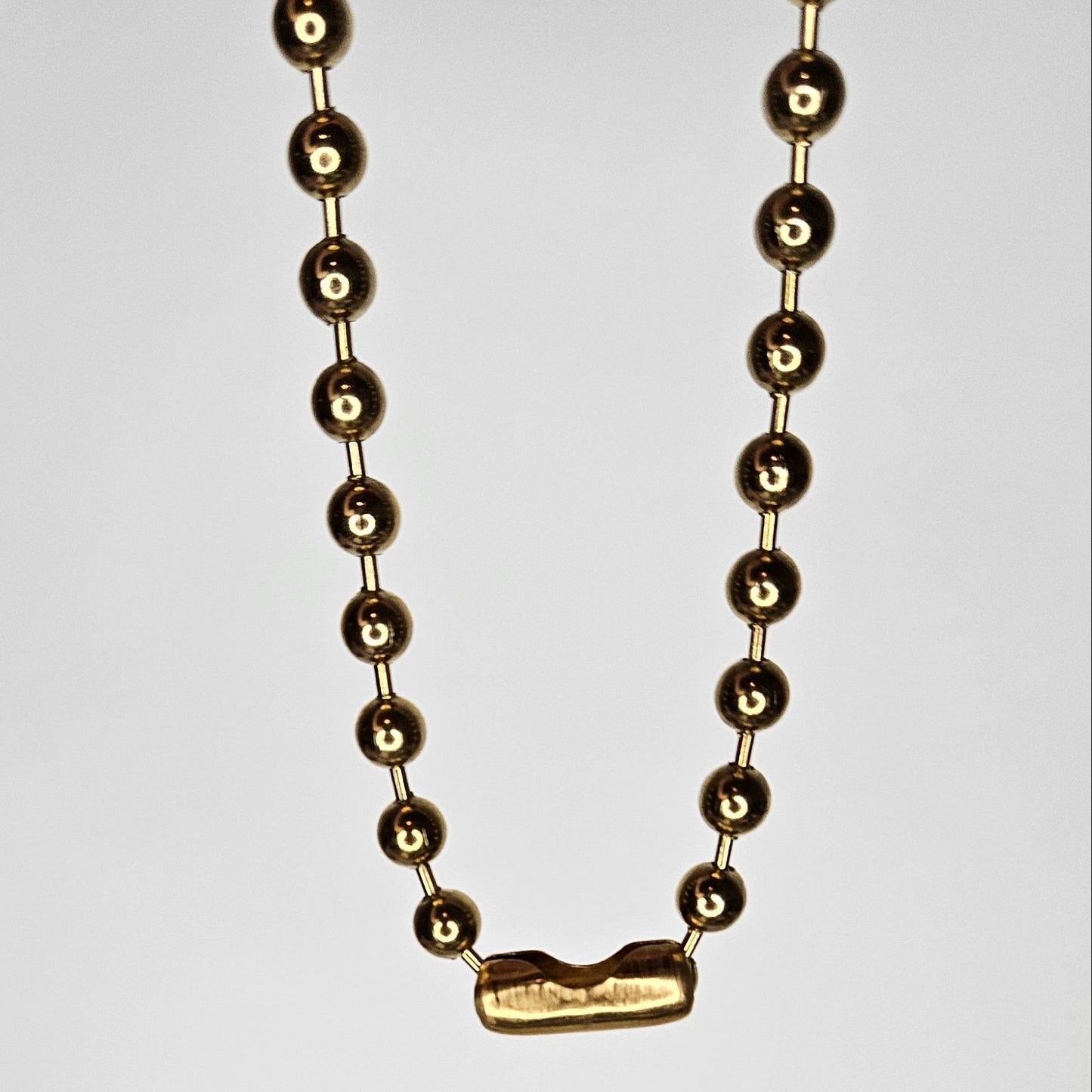 Irina Lobster Stainless Steel Beaded Necklace (Collar)