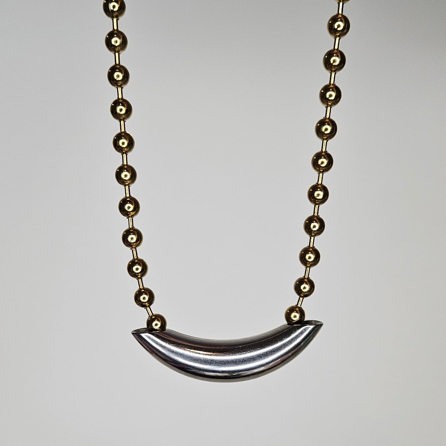 Karla Two-Tone Stainless Steel Necklace (Collar)