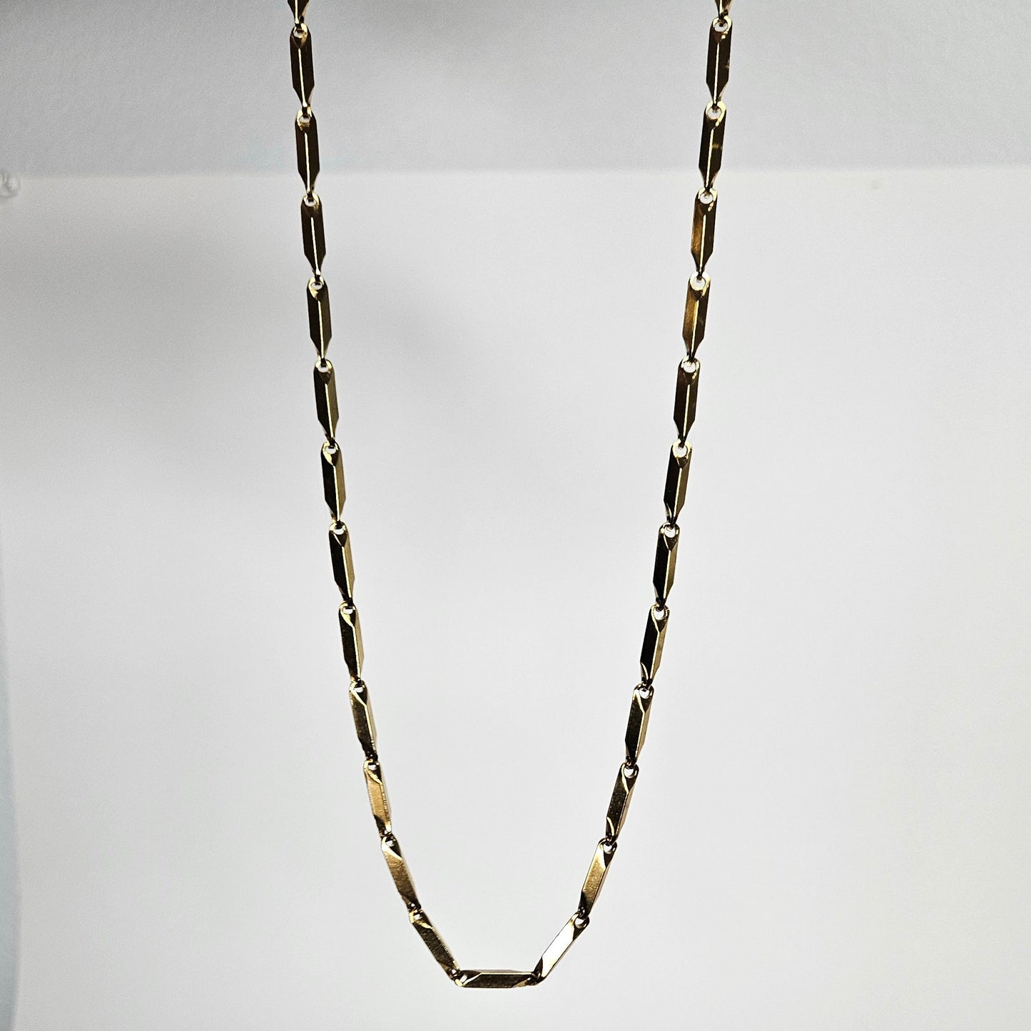 Euge Long 23.62 in Gold Stainless Steel Necklace (Collar)