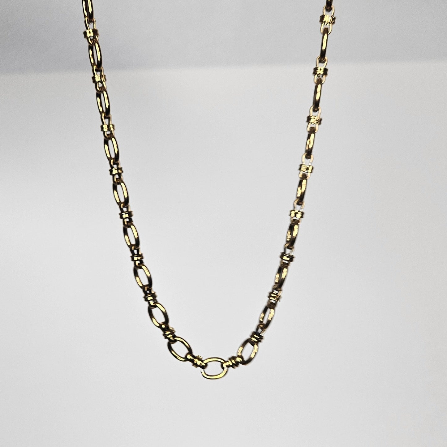 Guadalupe Gold Stainless Steel Necklace (Collar)