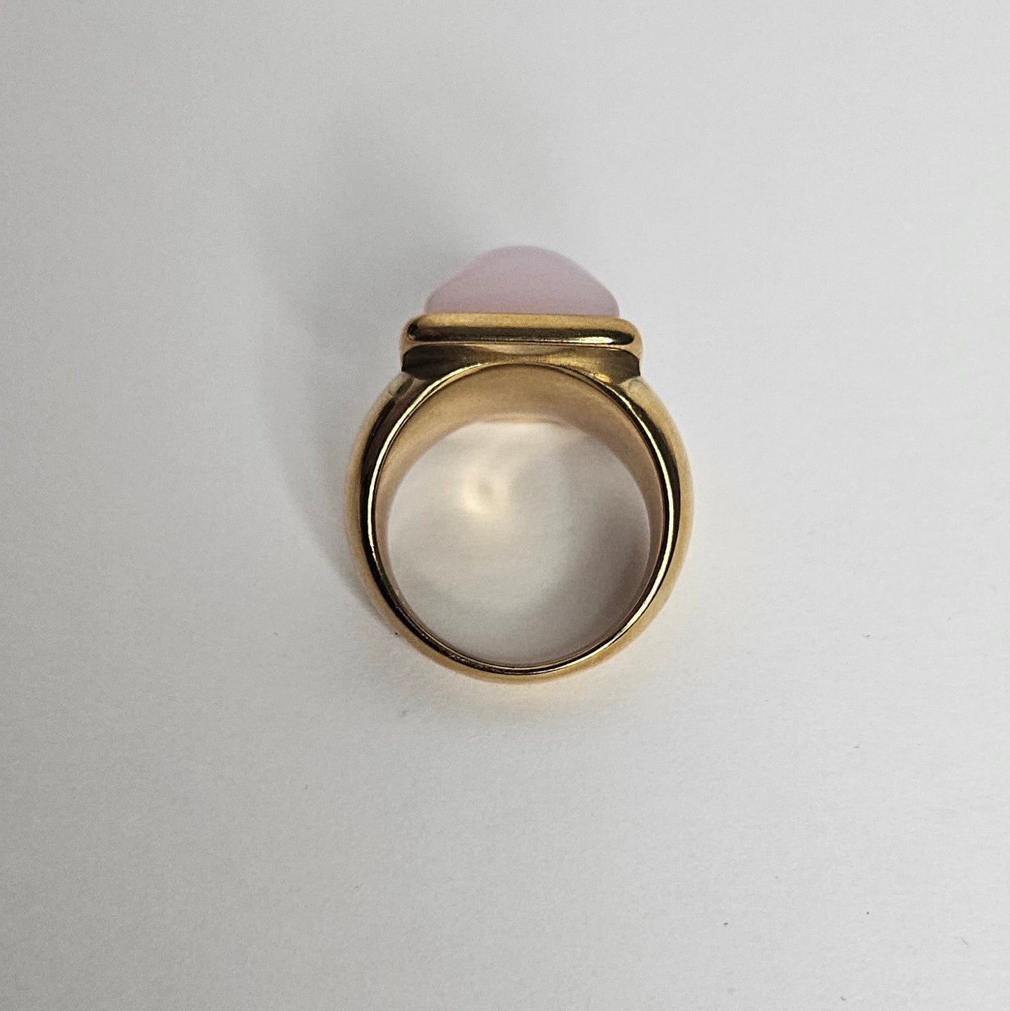 Orquidia Pink Stainless Steel Ring (Anillo)