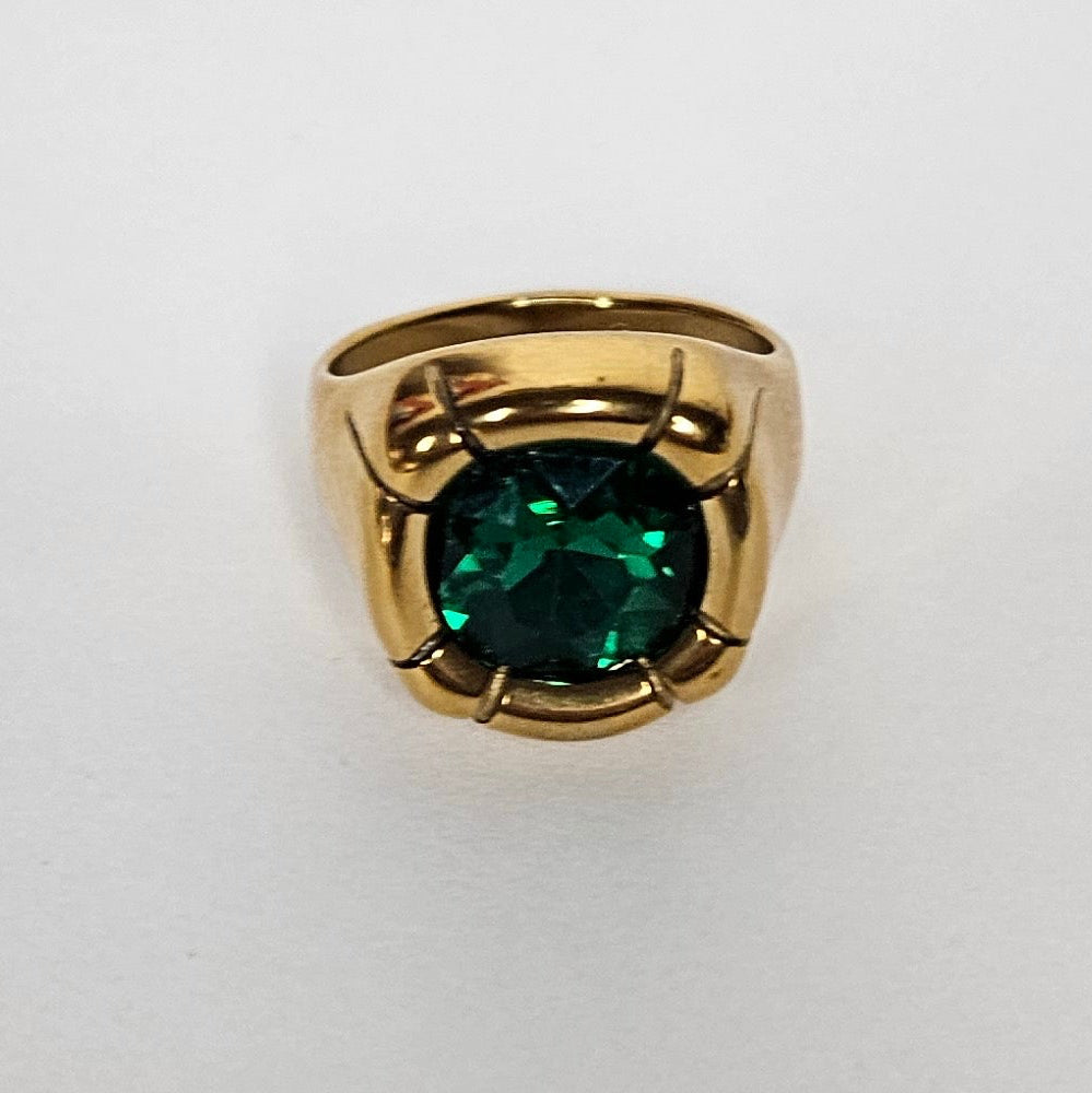 Azucena Ring (Anillo) Green