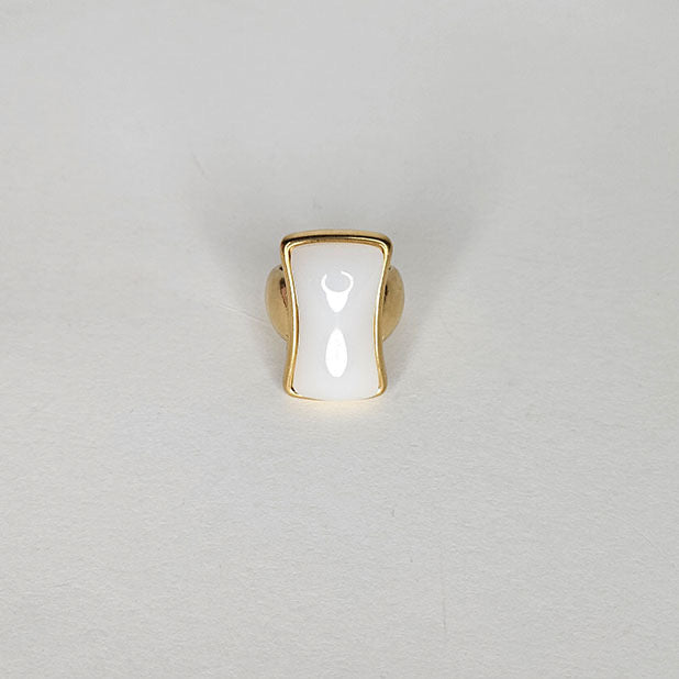 Amapola White Ring (Anillo)