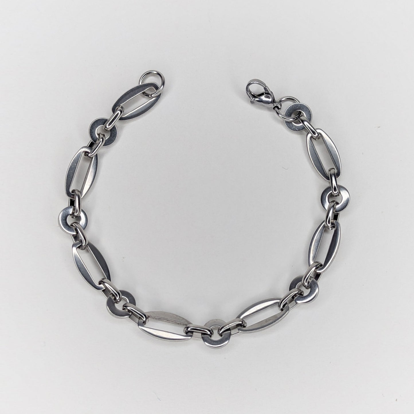 Claribel Silver Stainless Steel Chain Bracelet (Pulsera)Necklace (Collar) (Copy)