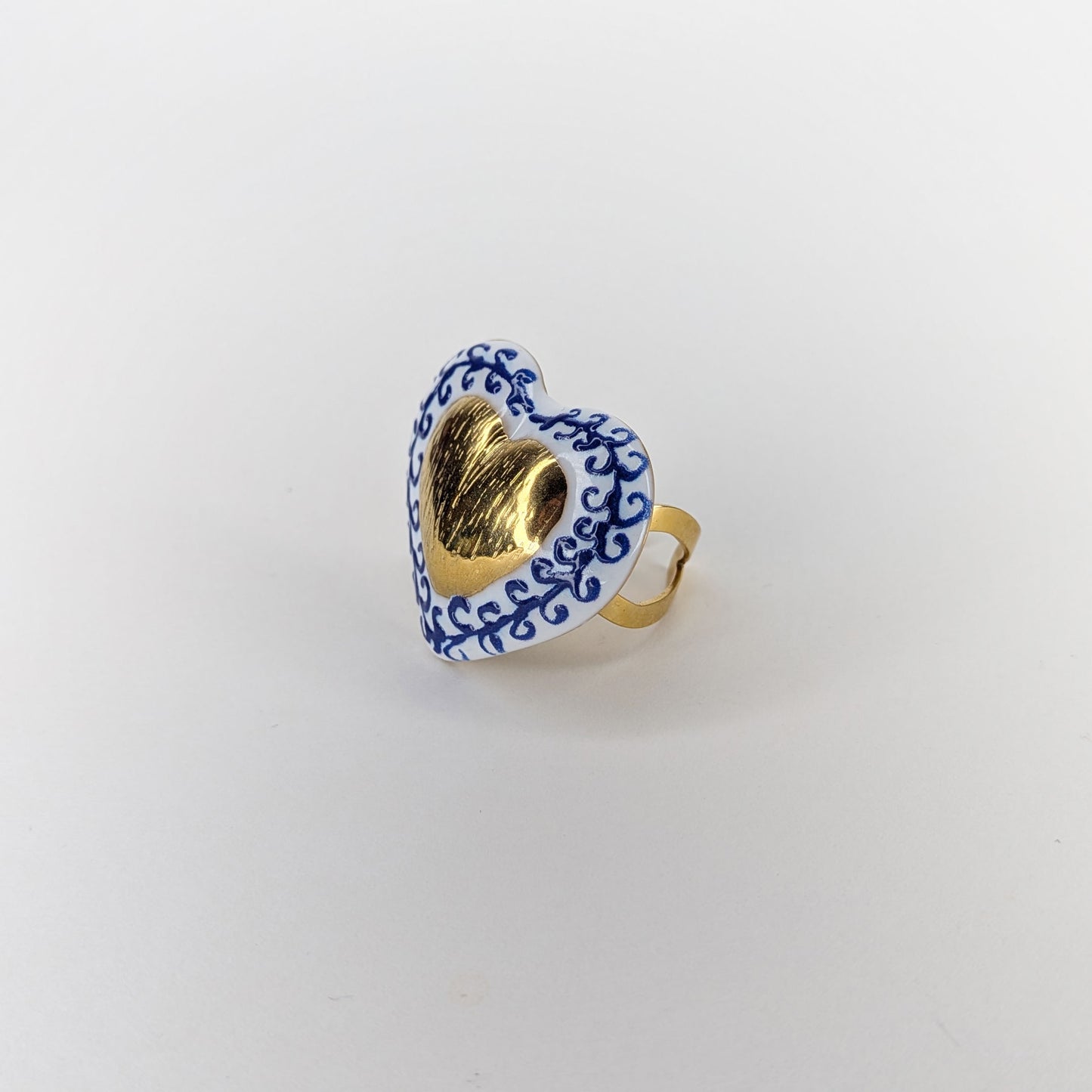 Paca Adjustable Heart Ring (Anillo)