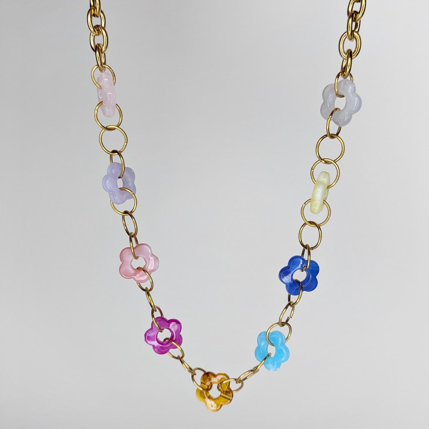 Margarita Multicolor Flower Necklace (Collar)