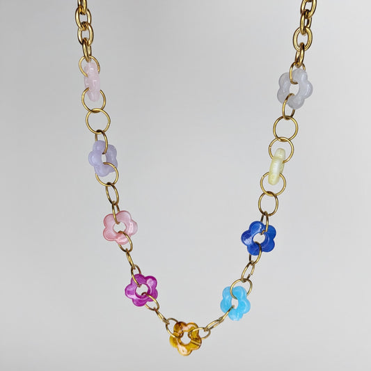 Margarita Multicolor Flower Necklace (Collar)